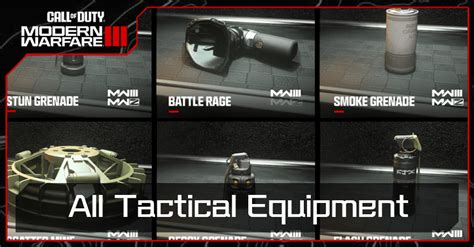 List Of All Tactical Equipment And Best Tacticals Call Of Duty Modern