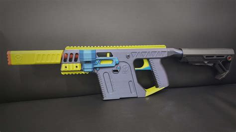 Update on Gears Vector with OFD Flycore Angled : r/Nerf