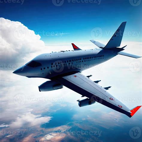 modern concept plane in the future, generative art by A.I. 21771885 ...