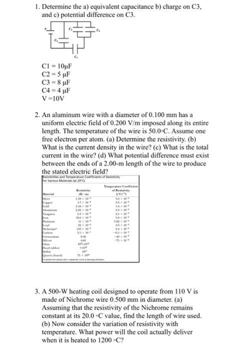 Solved Determine The A Equivalent Capacitance B Cha