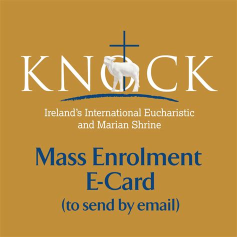 Mass Enrolment E-Card | Knock Shrine