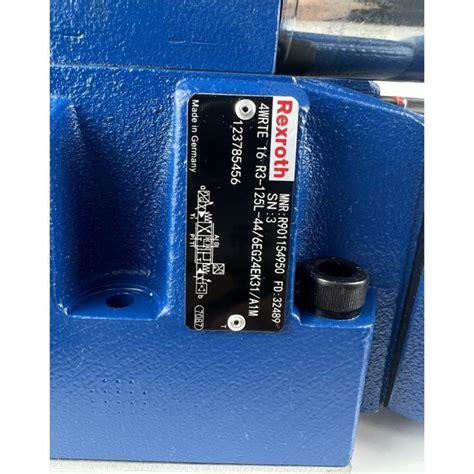 China Customized Rexroth Proportional Valve 4wrte 16 E200p 41 6eg24ek31 A5m 4wrte16r3 125l 44