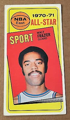 Topps Walt Frazier Sport All Star New York Knicks Hof Ebay