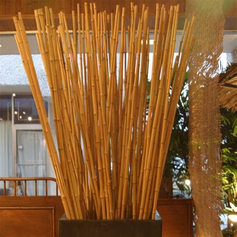 Bamboo Sticks Decor Bamboo Poles Decorative Vase Decor Interior Pots