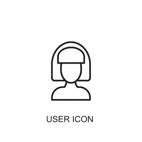 Icono De Icono De Vector De Usuario Vector Premium