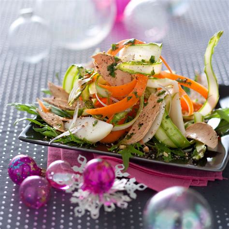 Salade Au Foie Gras Poires Et Noisettes Recette Recette Entr E