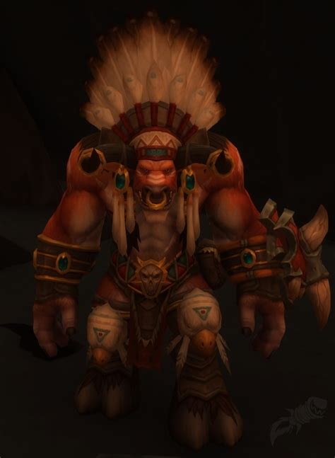 Baine Casco Sangrento PNJ World Of Warcraft