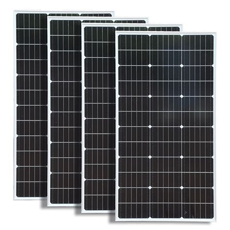 XINPUGUANG 400W Glass Solar Panel Monocrystalline 4 X 100 Watt 18V For