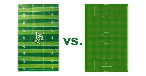 Soccer field vs Football field *American Football* - Soccer Ball World