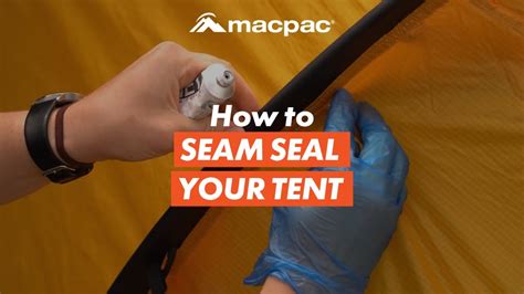 How To Seam Seal Your Macpac Tent Youtube