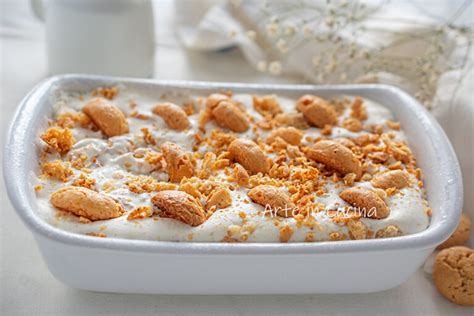 TIRAMISù CON AMARETTI e CREMA PASTICCERA dolce veloce