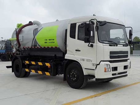 Sewer Drainage Tanker Trucks 10 Cbm Vacuum Truck Sewage Suction China