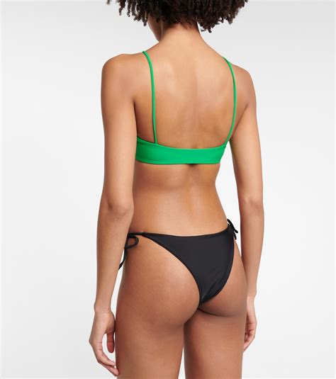 Livi Cutout Bikini Top In Green Jade Swim Mytheresa