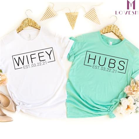 Wife And Hubs Shirts Etsy