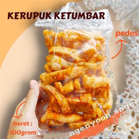 Jual Kerupuk Ketumbar Cikruh Gram Kerupuk Pedas Kerupuk Seblak