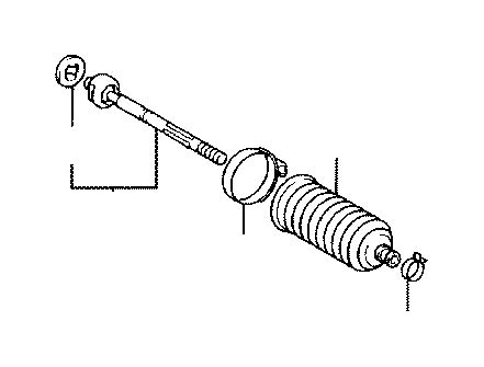 2022 Lexus RC F Rack And Pinion Bellows Clamp 9046055016 Genuine