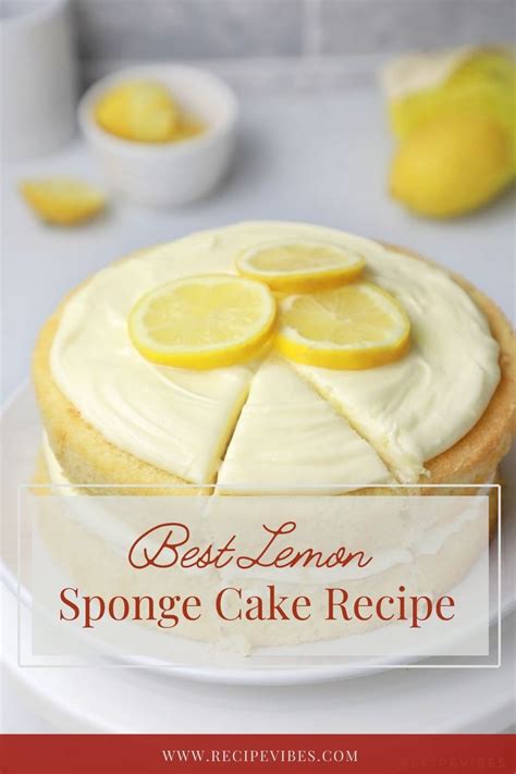 Best Lemon Cake Recipe Lemon Sponge Cake Artofit