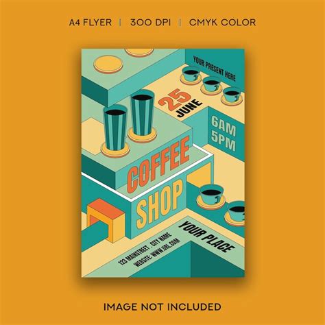 Premium Vector Coffee Shop Flyer