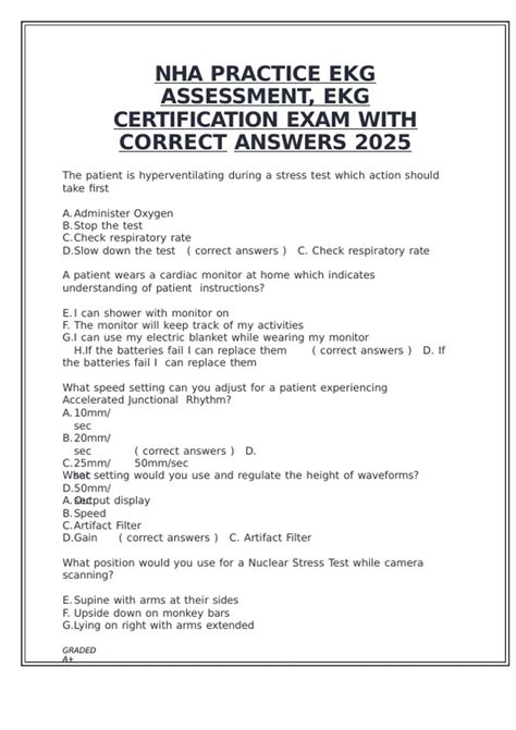 Nha Ekg Certification Exam