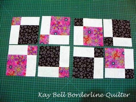 Borderline Quilter Disappearing Nine Patch Tutorial Quilting Designs