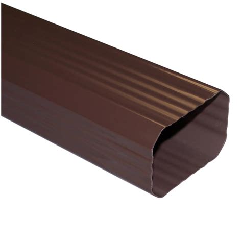 Genova 10 Ft Brown Vinyl Downspout At Lowes