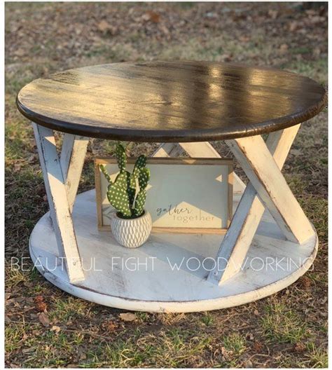 Farmhouse Round Coffee Table Coffee Table Farmhouse Coffee Table Plans Coffee Table Wood