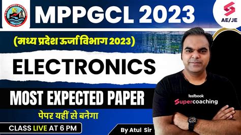 Mppgcl Electronics Classes Most Expected Paper Mppgcl