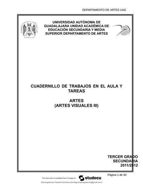 Cuadernillo De Trabajos Artes Visuales Iii Pdf Descarga Gratuita