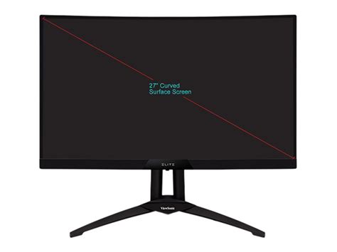 Viewsonic Elite Xg Qc Curved Inch Ms P Hz Freesync Premium