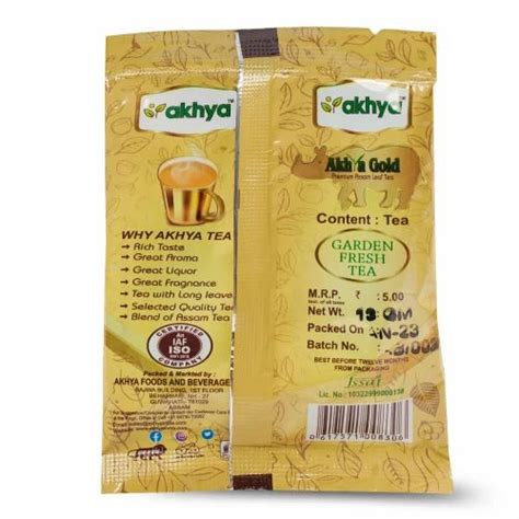 Black 13gm Akhya Gold Premium Assam Leaf Tea Granules Grade A Grade At Rs 7pack In Tinsukia