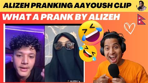 Alizeh Pranking Aayoush 😂😂 Aayoush Saying Sorry To Alizeh👨‍ ️‍👨 Reaction Video Youtube