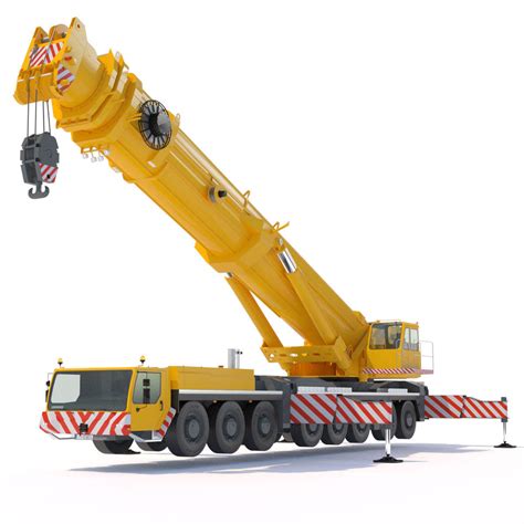 Mobile Crane Liebherr Ltm D Model Max Obj Ds Fbx Lwo Lw Lws Hrc