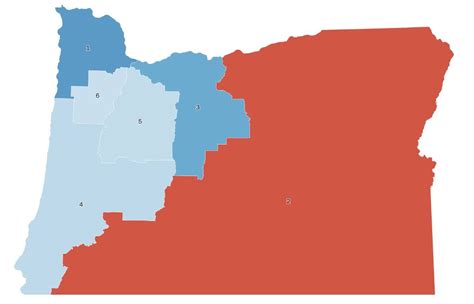 Oregon Democrats propose a congressional district map that would likely ...