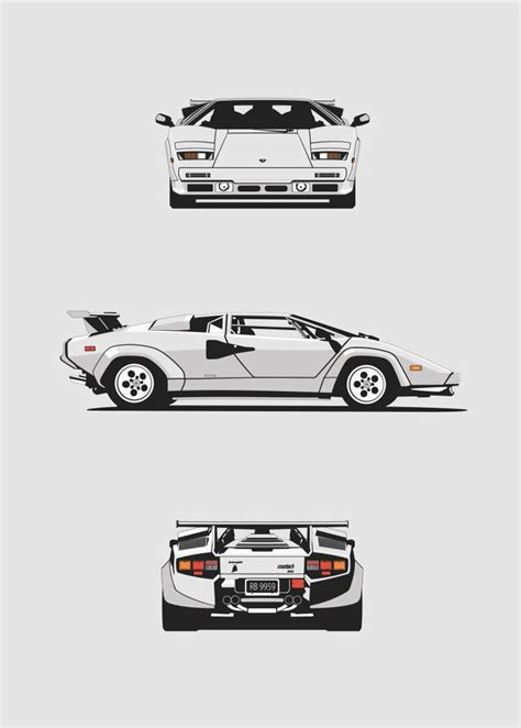 beautiful illustrations  iconic classic cars airows