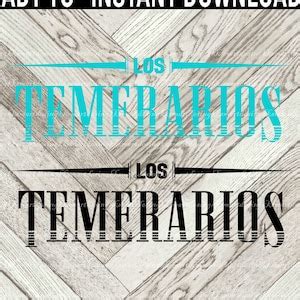 Los Temerarios Logo Png Svg Dxf Grupero Concierto Tour Los