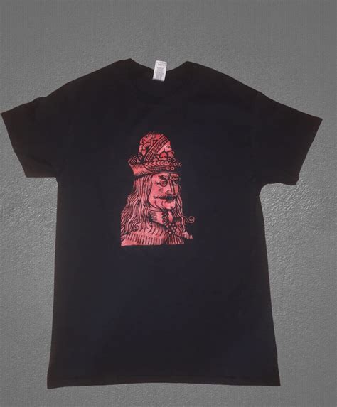 Vlad Tepes Tee Shirt The Impaler Dracula Bulgaria Transylvania Etsy