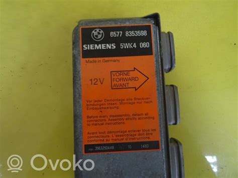 Bmw E Airbag Control Unit Module Rrr