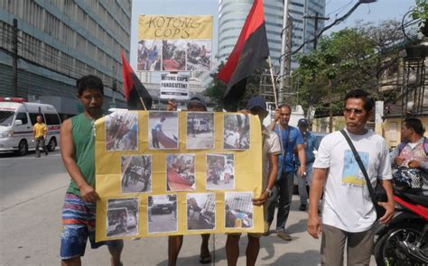 Kadamay Manila Vendors Protest Vs ‘kotong Cops Mpd Relieve Cops