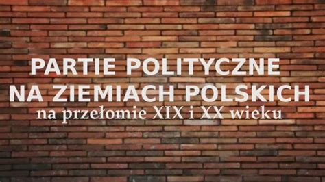 Prezentacja partie polityczne na ziemiach polskich Świat prezentacji