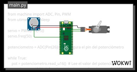 Servo Con Pot Wokwi Esp Stm Arduino Simulator