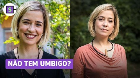 Paloma Duarte não tem umbigo Atriz revela Não adianta que não tenho