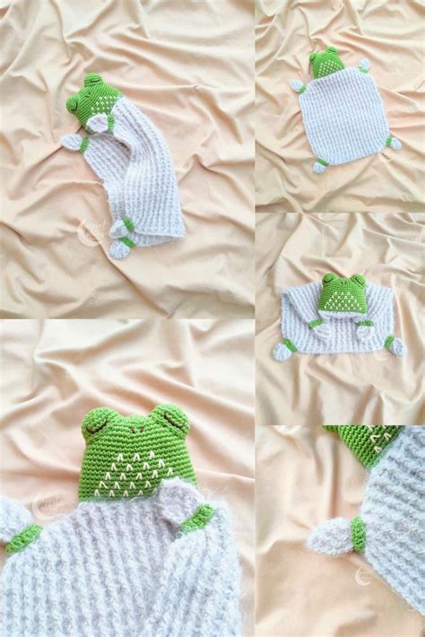 Sleepy Frog Lovey Crochet pattern by Poppet Moon Crochet in 2022 ...