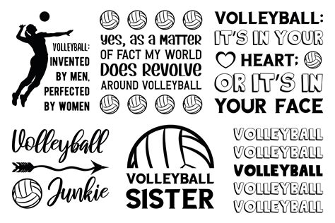 24 Svg Volleyball Quotes And Sayings Volleyball Mom And Bro Etsy