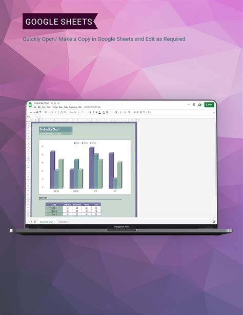 Double Bar Chart Google Sheets Excel Template Net