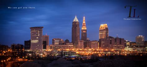 Cleveland Ohio Skyline Cleveland Skyline Skyline Ohio Skyline