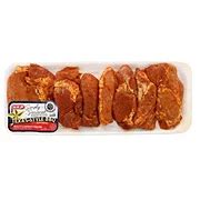 H E B Simply Seasoned Boneless Boston Butt Pork Steaks Extra Thick Cut