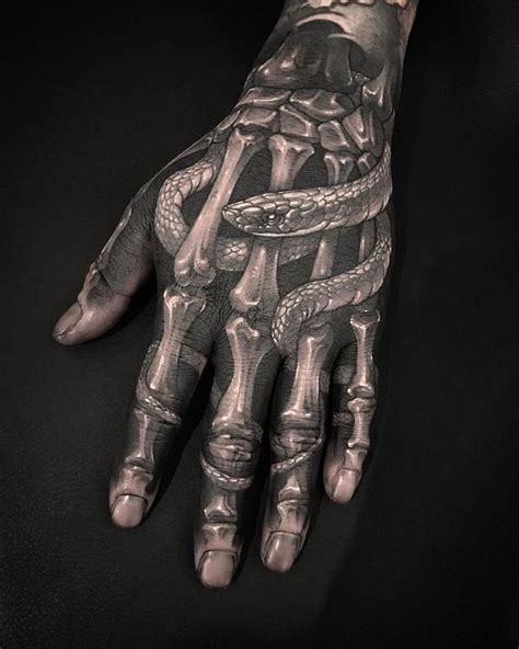 Skeleton Hand Tattoo Designs