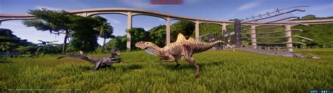 Jurassic World Evolution Fight In The Park By Witchwandamaximoff On Deviantart