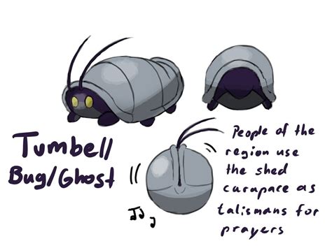 Tumbell My Pillbug Concept Sketch Rfakemon
