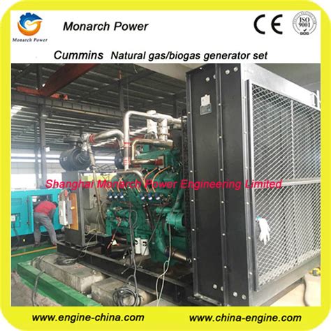 Cummins 500kw Natural Gas Generator Set China Natural Gas Generator